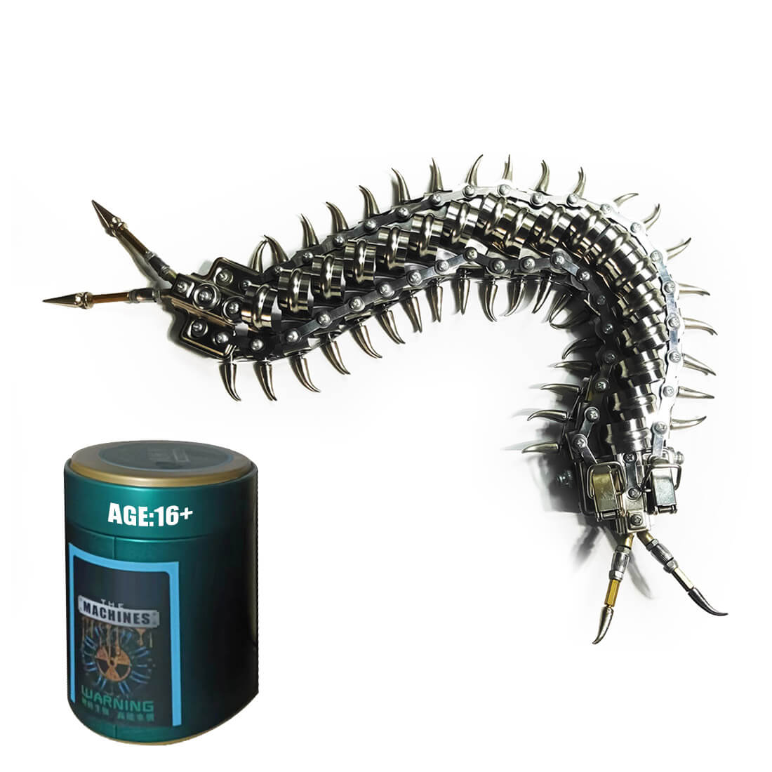 Movable Centipede 3D DIY Metal Assembly Model Building Kits - stirlingkit