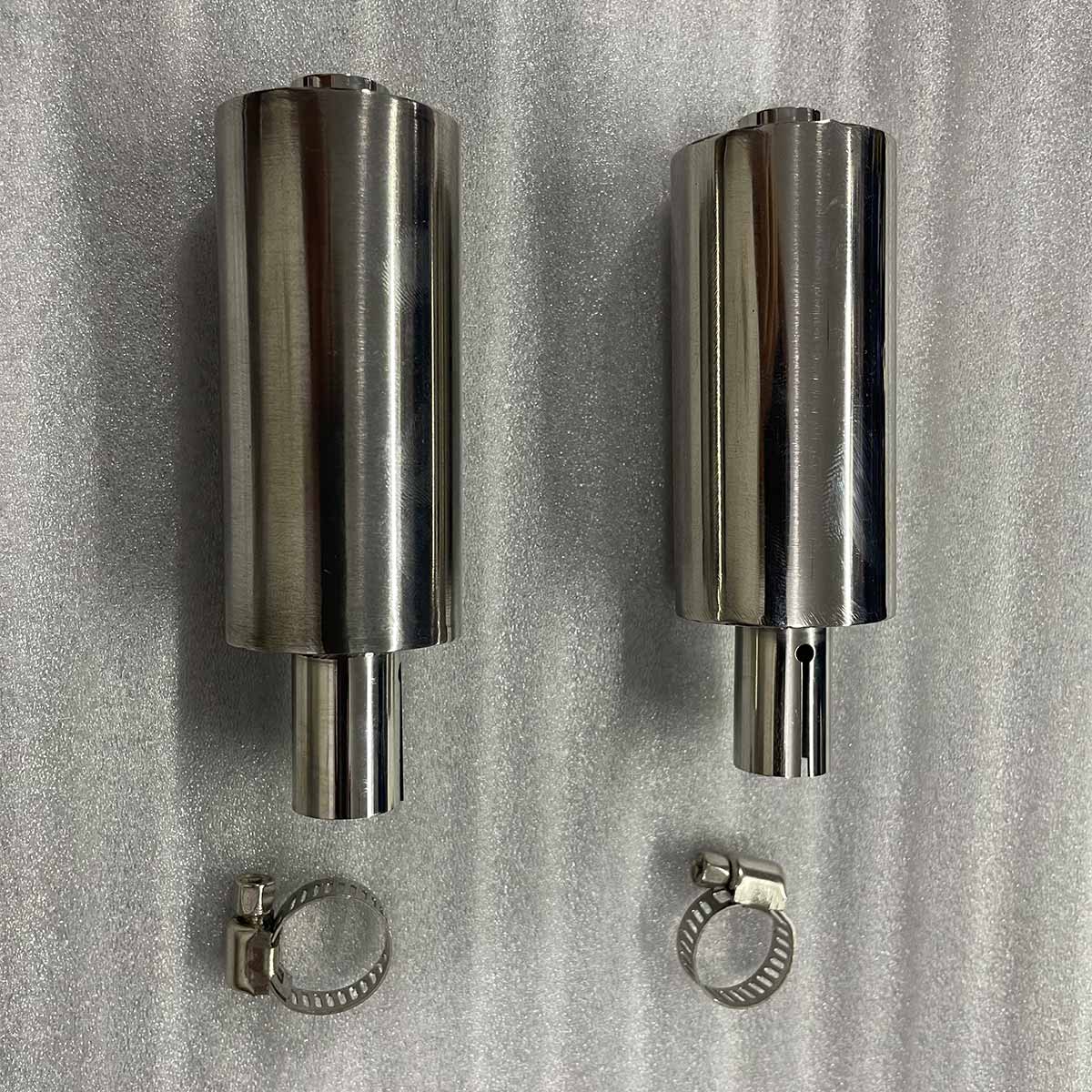 Mufflers for ENJOMOR GS-V8 PRO Gasoline V8 Engine Model - stirlingkit