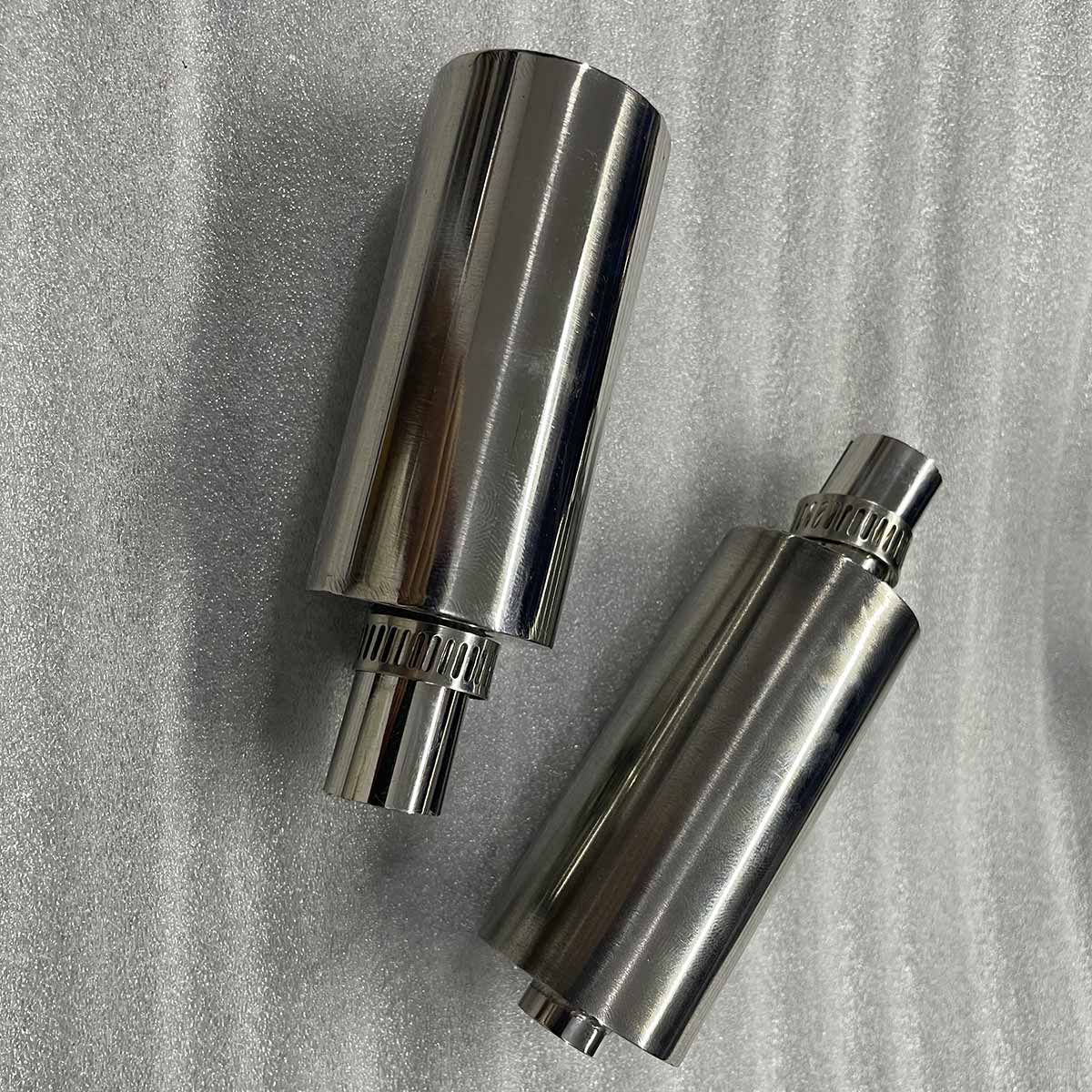 Mufflers for ENJOMOR GS-V8 PRO Gasoline V8 Engine Model - stirlingkit