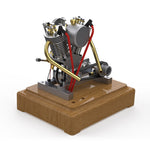 MUSA Hoglet Mini V-twin Engine  V2 Gasoline 4-Stroke Engine Motorcycle With Kickstarter - stirlingkit