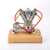 MUSA Hoglet Mini V-twin Engine  V2 Gasoline 4-Stroke Engine Motorcycle With Kickstarter - stirlingkit