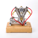 MUSA Hoglet Mini V-twin Engine  V2 Gasoline 4-Stroke Engine Motorcycle With Kickstarter - stirlingkit