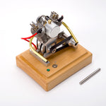 MUSA Hoglet Mini V-twin Engine  V2 Gasoline 4-Stroke Engine Motorcycle With Kickstarter - stirlingkit