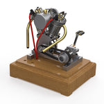 MUSA Hoglet Mini V-twin Engine  V2 Gasoline 4-Stroke Engine Motorcycle With Kickstarter - stirlingkit