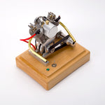 MUSA Hoglet Mini V-twin Engine  V2 Gasoline 4-Stroke Engine Motorcycle With Kickstarter - stirlingkit