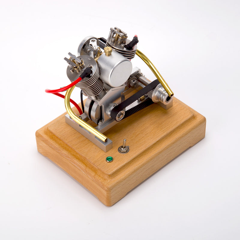 MUSA Hoglet Mini V-twin Engine  V2 Gasoline 4-Stroke Engine Motorcycle With Kickstarter - stirlingkit