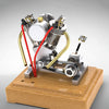 MUSA Hoglet Mini V-twin Engine  V2 Gasoline 4-Stroke Engine Motorcycle With Kickstarter - stirlingkit