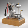 MUSA Hoglet V1 Single-Cylinder 4-Stroke Kickstart Mini Gas Motorcycle Engine Model RTR Version Biker Gift - stirlingkit