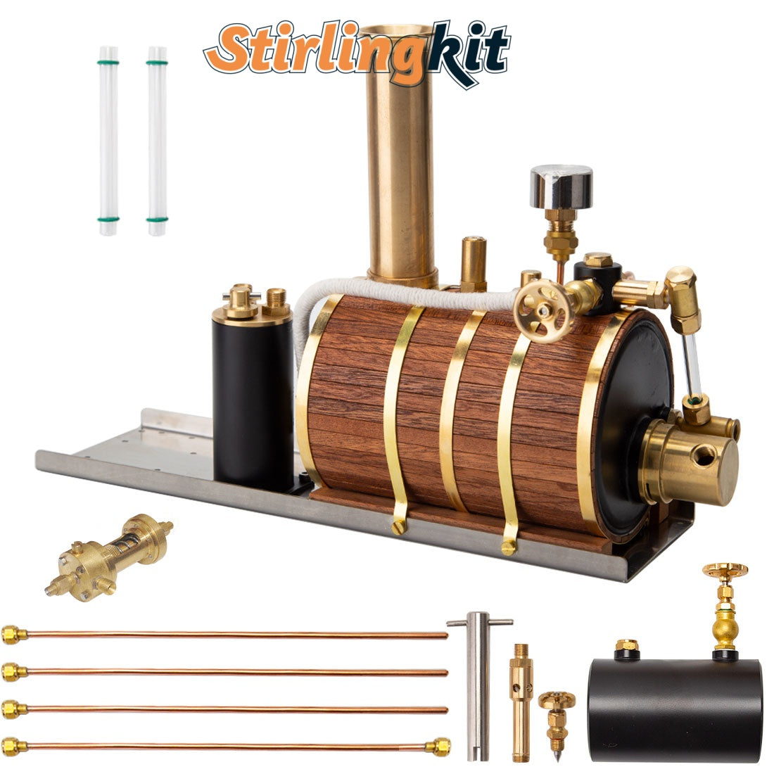 Model Steam Boiler kit 200ml for Steam Engines Model Steam Boats - stirlingkit