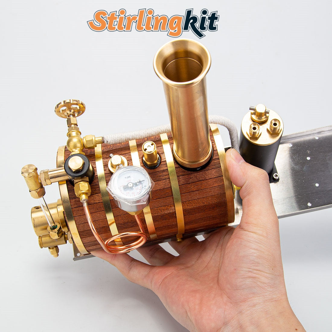 Model Steam Boiler kit 200ml for Steam Engines Model Steam Boats - stirlingkit