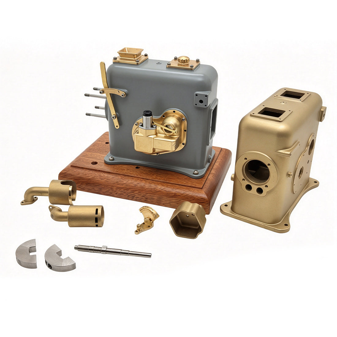 OKMO 1115 Gas Miniature Internal Combustion Engine Model - stirlingkit