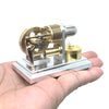 OKMO J06F α-Type Opposed Stirling Hot Air Engine Mini Pocket Size Engine Model STEM - stirlingkit