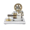 OKMO J06G α-Type Horizontal Opposed Hot Air Stirling Engine Model Super Mini STEM Science Toy - stirlingkit