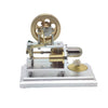 OKMO J06G α-Type Horizontal Opposed Hot Air Stirling Engine Model Super Mini STEM Science Toy - stirlingkit