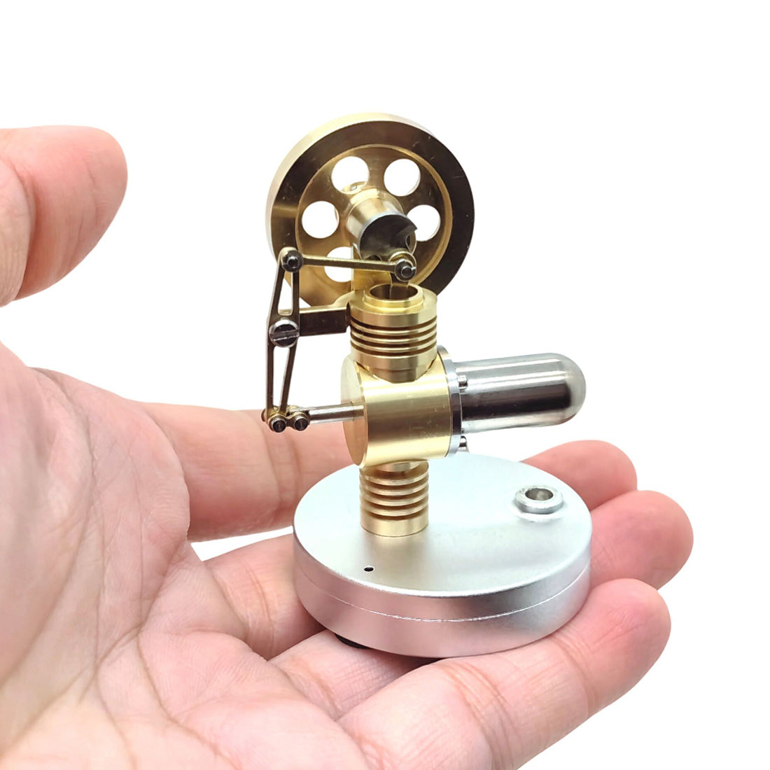 OKMO J07 Super Mini β-Type Hot Air Stirling  Engine Model Vertical - stirlingkit