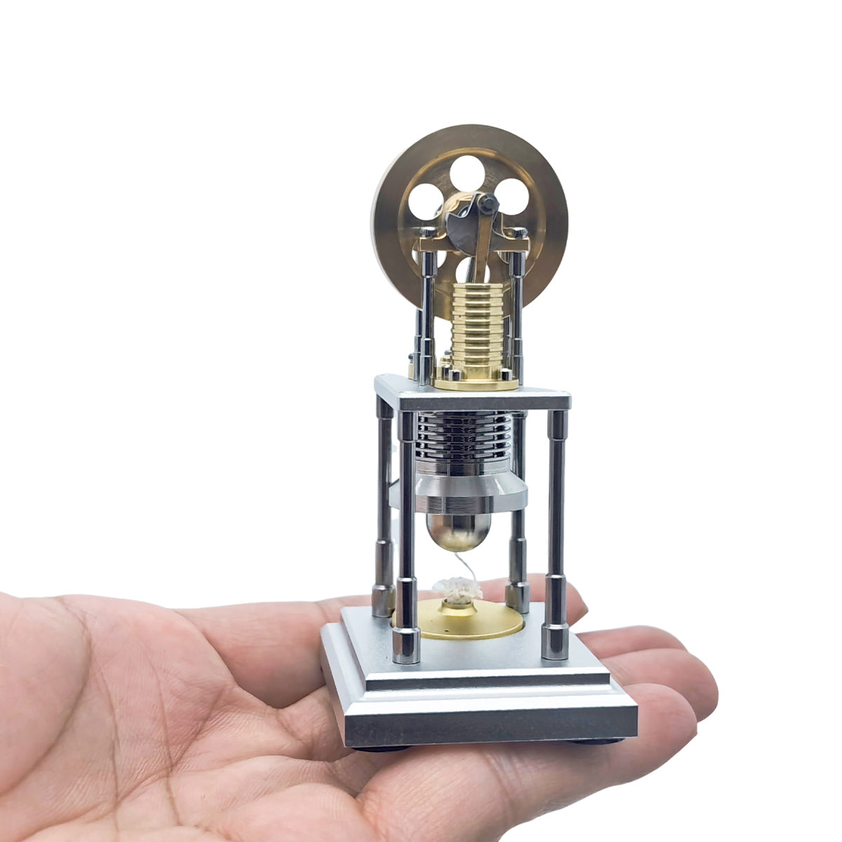 OKMO Super Mini β-Type Vertical Hot Air Stirling Engine Model J06B - stirlingkit