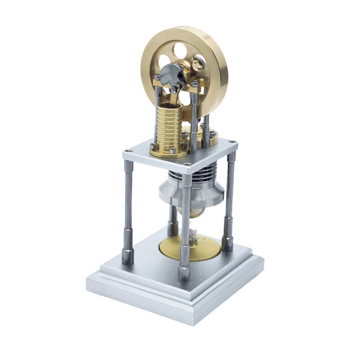 OKMO Super Mini β-Type Vertical Hot Air Stirling Engine Model J06B - stirlingkit