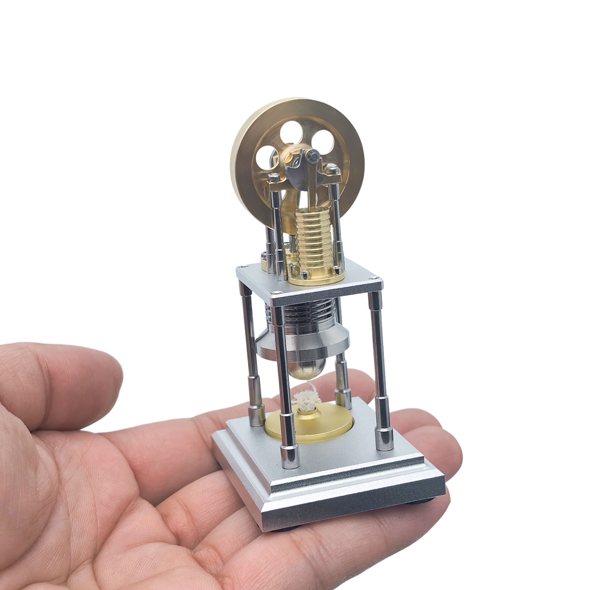 OKMO Super Mini β-Type Vertical Hot Air Stirling Engine Model J06B - stirlingkit