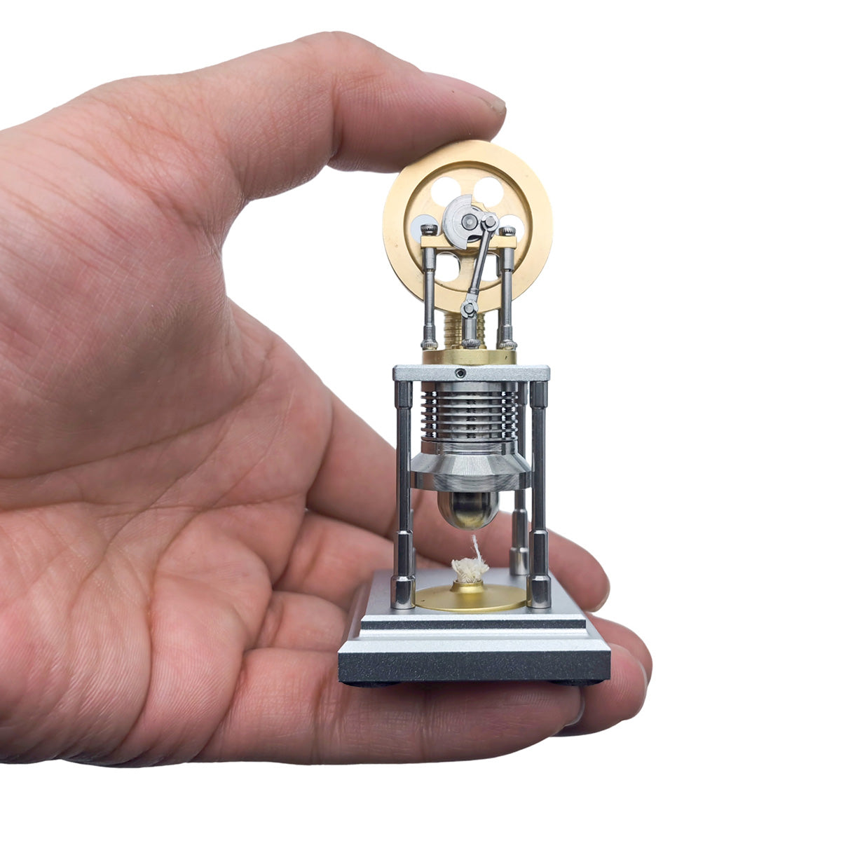 OKMO Super Mini β-Type Vertical Hot Air Stirling Engine Model J06B - stirlingkit