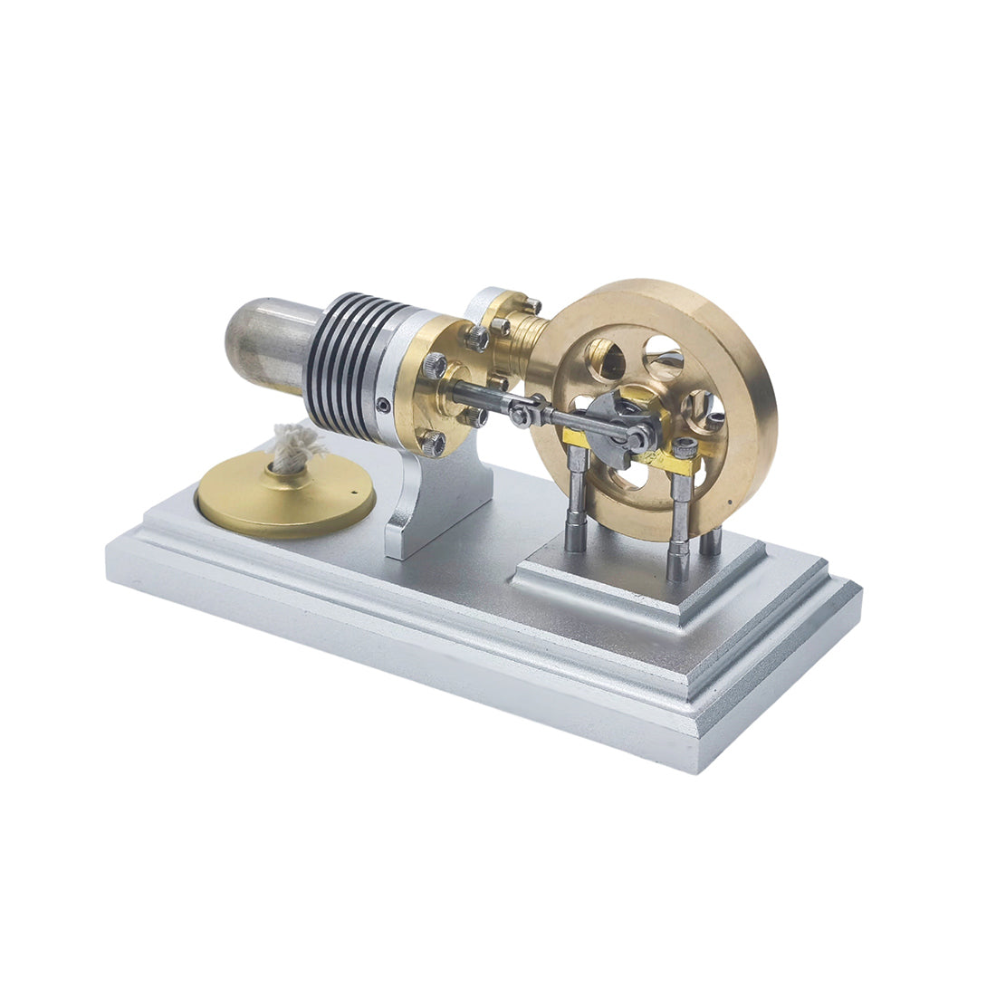 OKMO Super Mini γ-Type Horizontal Hot Air Stirling Engine Model STEM Toy J06C - stirlingkit
