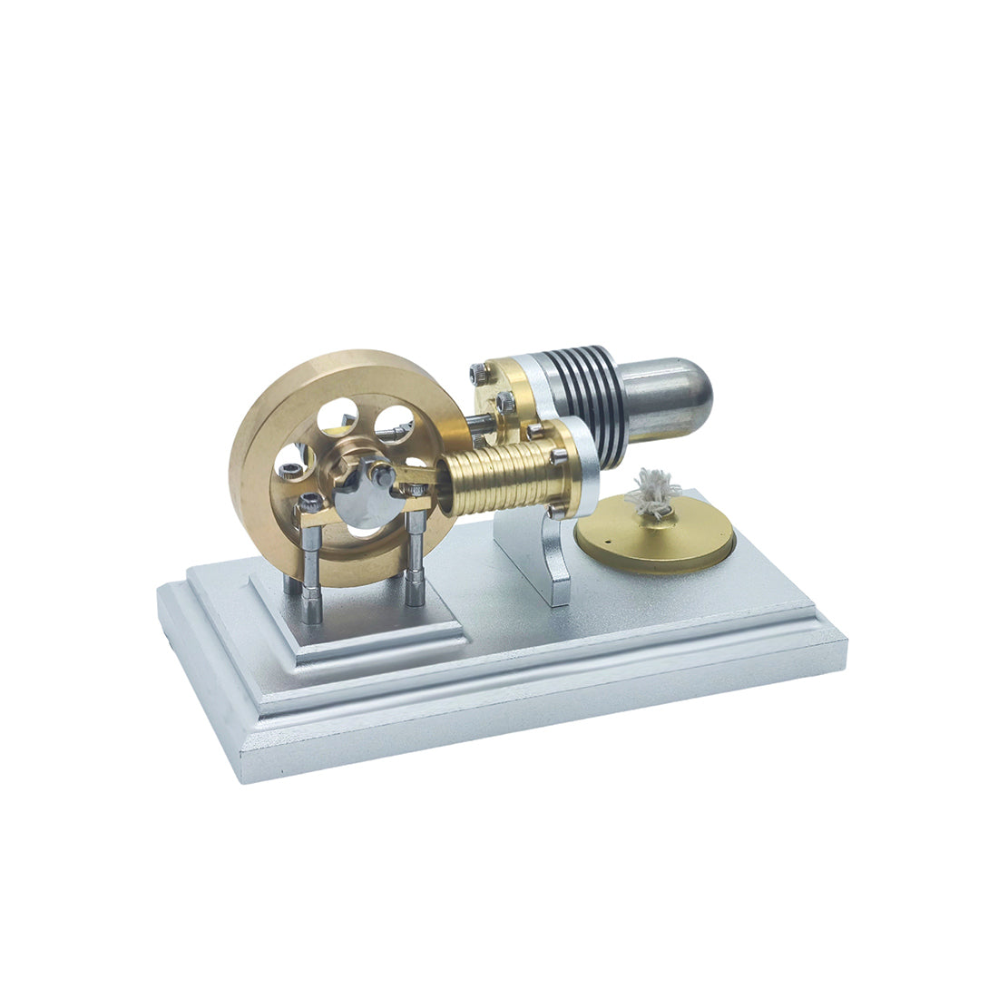 OKMO Super Mini γ-Type Horizontal Hot Air Stirling Engine Model STEM Toy J06C - stirlingkit