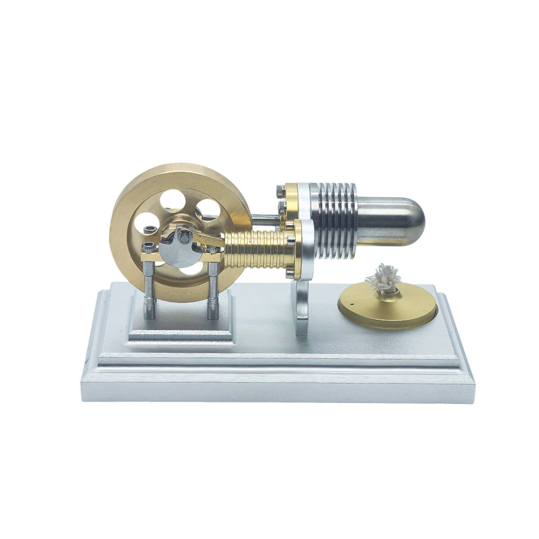 OKMO Super Mini γ-Type Horizontal Hot Air Stirling Engine Model STEM Toy J06C - stirlingkit