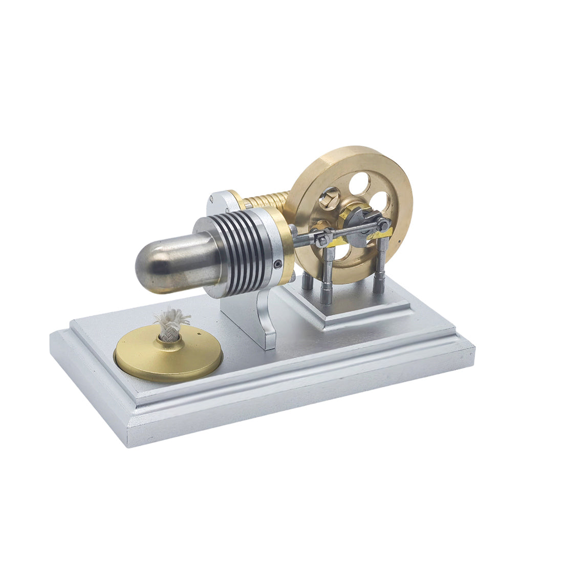 OKMO Super Mini γ-Type Horizontal Hot Air Stirling Engine Model STEM Toy J06C - stirlingkit