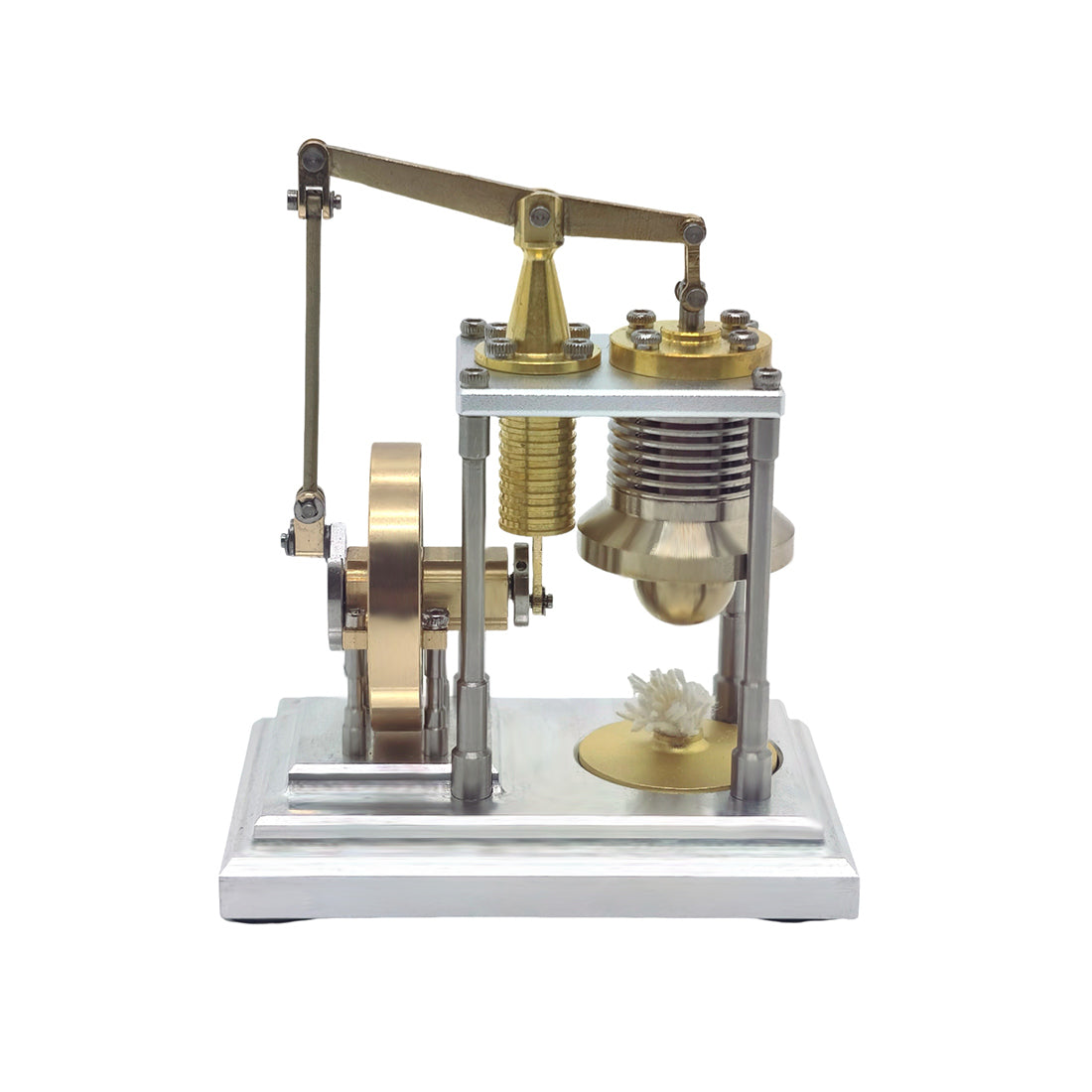 OKMO Super Mini γ-Type Vertical Balance Hot Air Stirling Engine Model STEM Toy J06D - stirlingkit