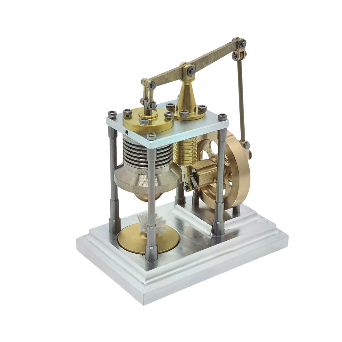 OKMO Super Mini γ-Type Vertical Balance Hot Air Stirling Engine Model STEM Toy J06D - stirlingkit