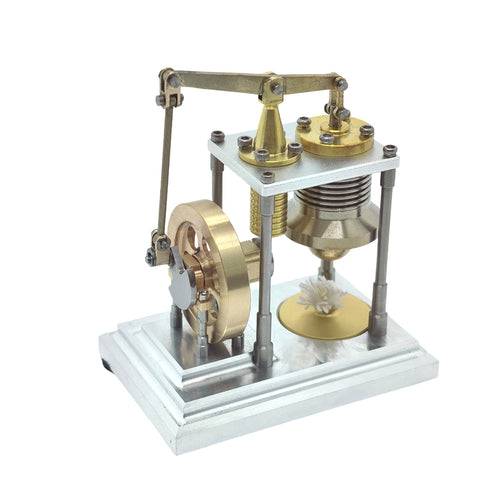 OKMO Super Mini γ-Type Vertical Balance Hot Air Stirling Engine Model STEM Toy J06D - stirlingkit