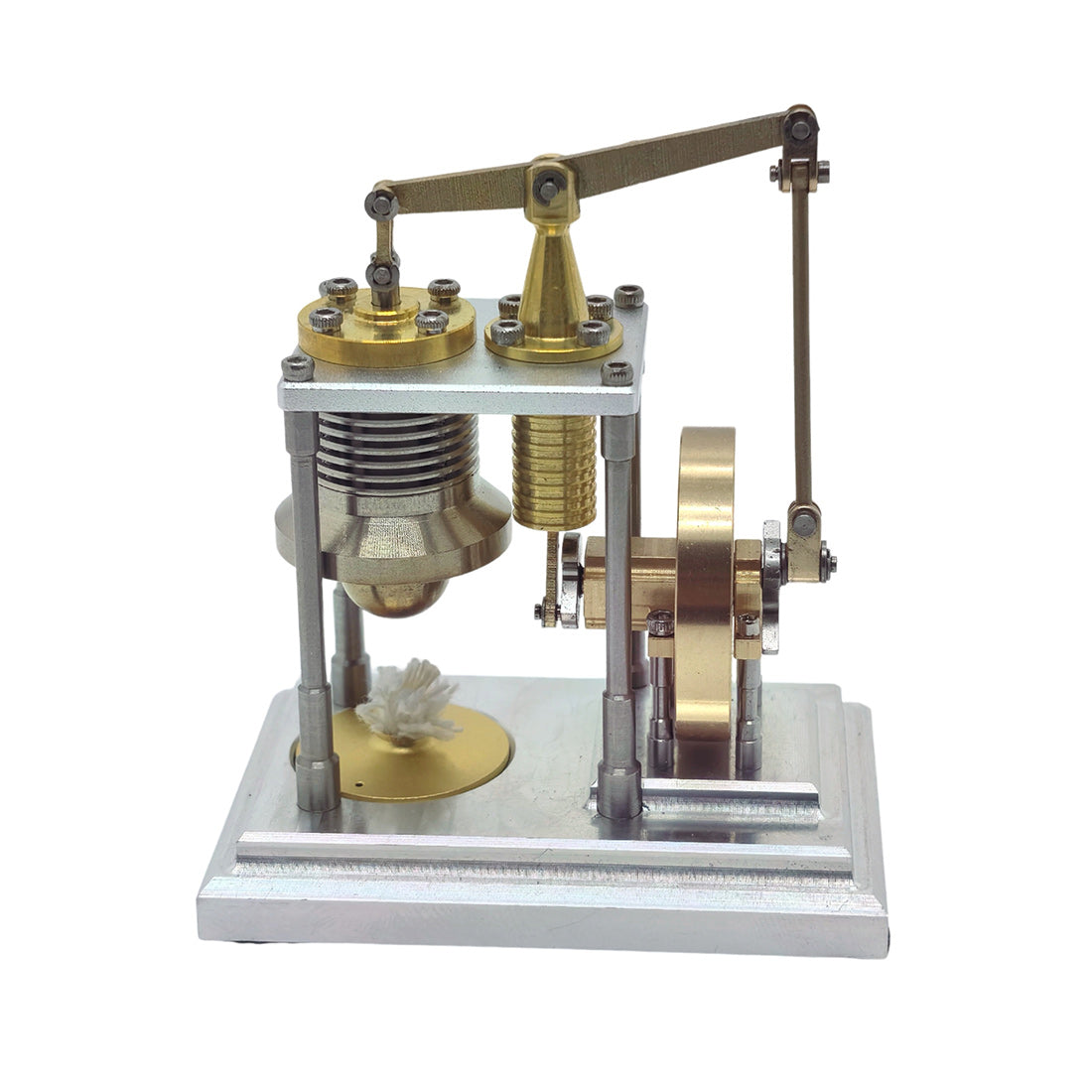 OKMO Super Mini γ-Type Vertical Balance Hot Air Stirling Engine Model STEM Toy J06D - stirlingkit