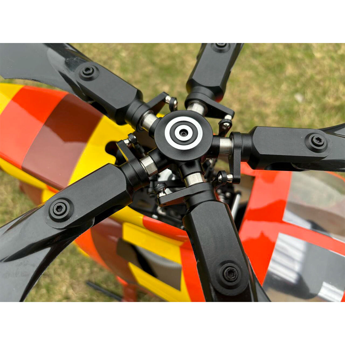 FLISHRC FL500 AH-6 Little Bird Super Large Scale RC Helicopter Model 500-Class 2.4G 6CH with L7 Flight Controller RTF - stirlingkit