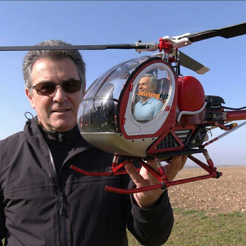 Personalized RC Pilots For JCZK 300C PRO 1/18 RC Helicopters - stirlingkit