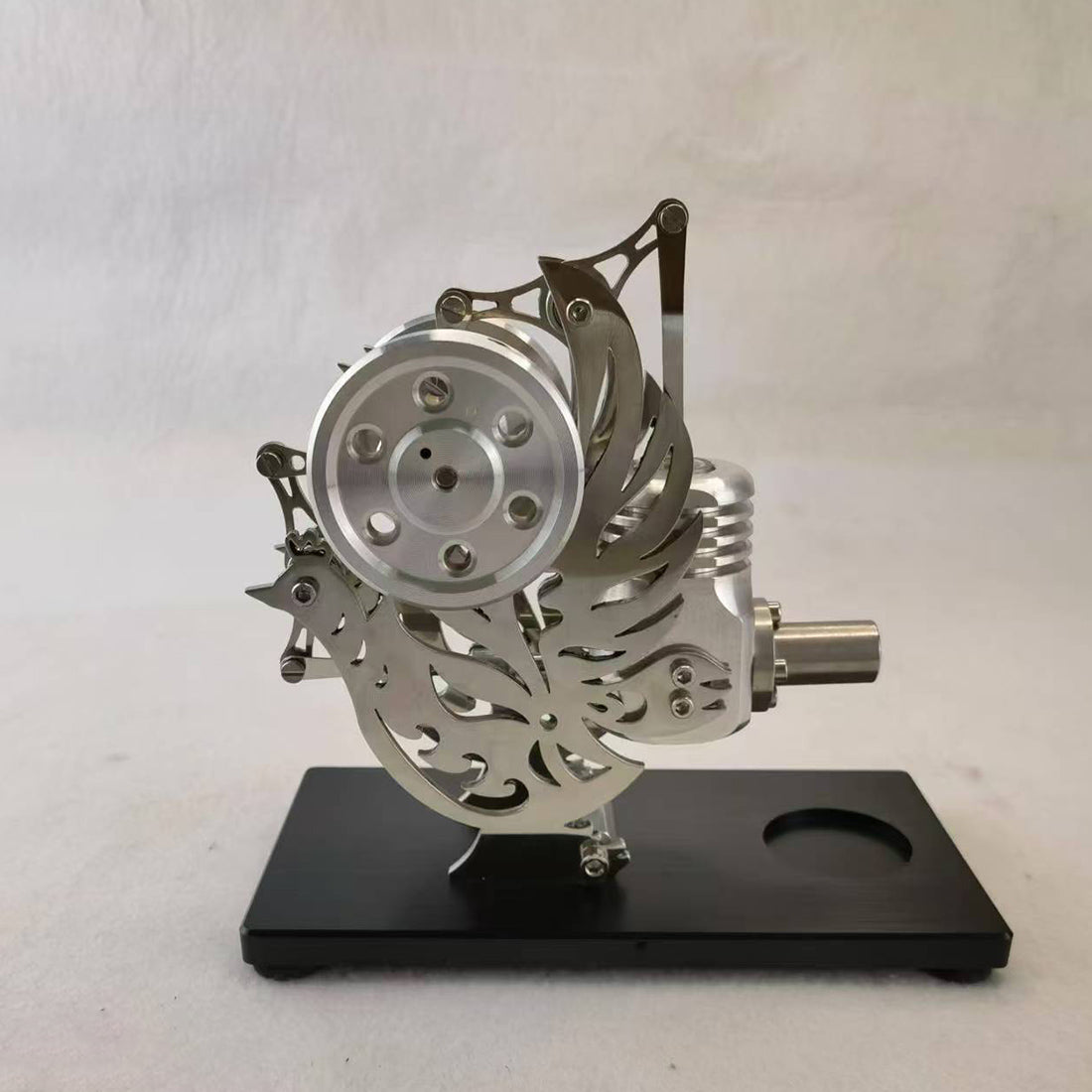 Phoenix-shape Single Cylinder Hot Air Stirling Engine Model - stirlingkit