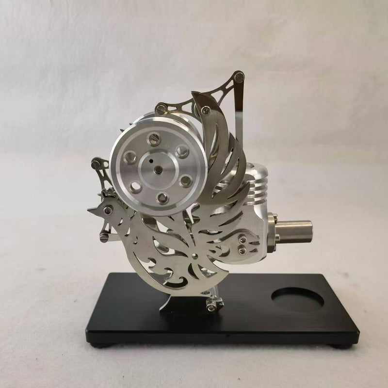 Phoenix-shape Single Cylinder Hot Air Stirling Engine Model - stirlingkit
