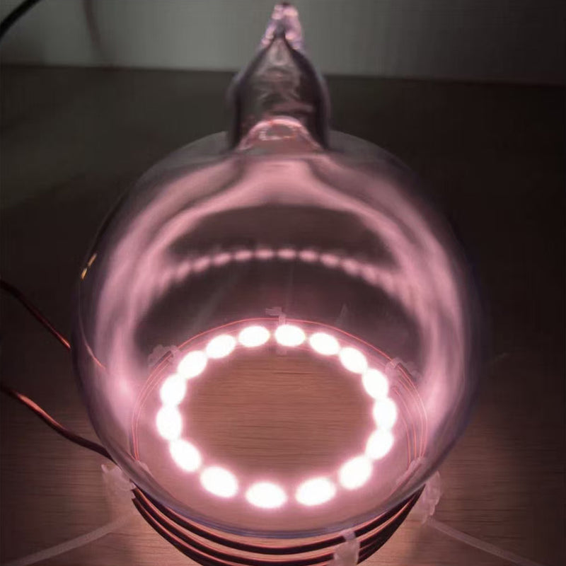 Pink Plasma Ring Sphere Plasma Globe Science Toy 10MHz - stirlingkit