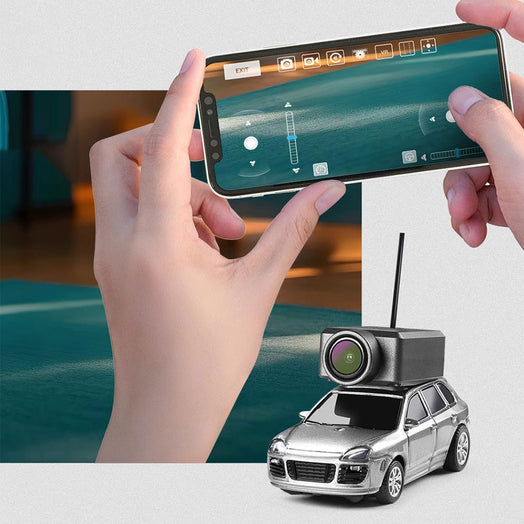 WL Fully Functional MICRO RC Car With FPV World Smallest RC Car 1/64 APP-Controlled - stirlingkit