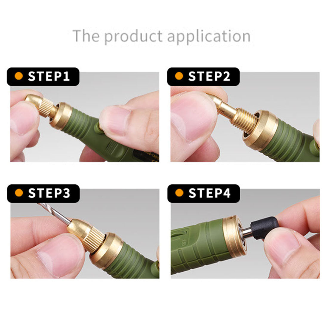 Portable Functional Mini Brushless Electric Grinding & Polishing Machine Set For Model Engine - stirlingkit