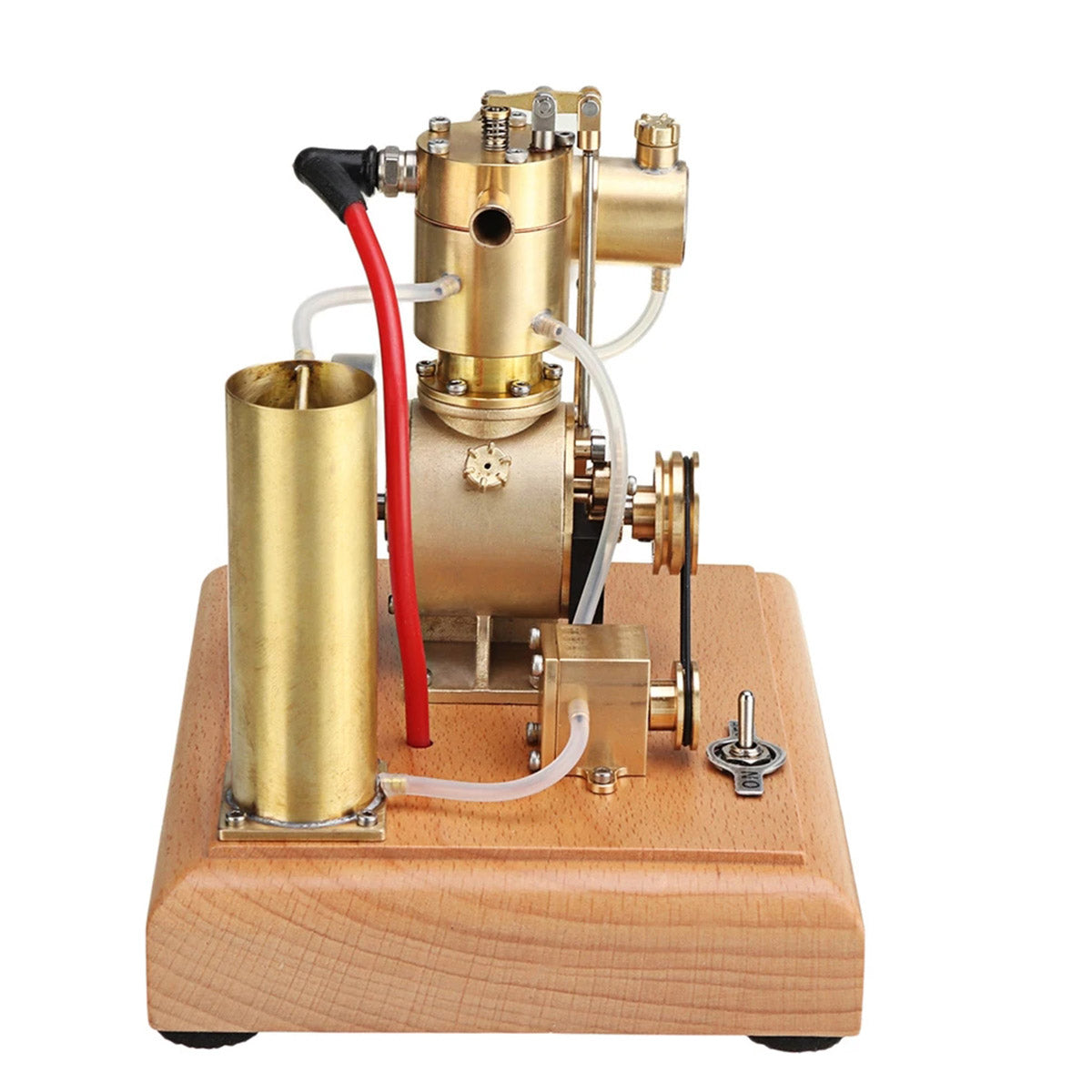 Portable Miniature Single Cylinder Gas Engine Model with Water Pump M18