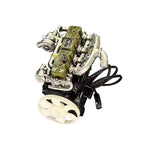 Pre-painted model L4 Car Engine kits With Turbocharger 1/20th Scale for Scale Modelers - stirlingkit