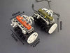 Pre-painted model L4 Car Engine kits With Turbocharger 1/20th Scale for Scale Modelers - stirlingkit