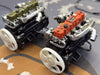 Pre-painted model L4 Car Engine kits With Turbocharger 1/20th Scale for Scale Modelers - stirlingkit