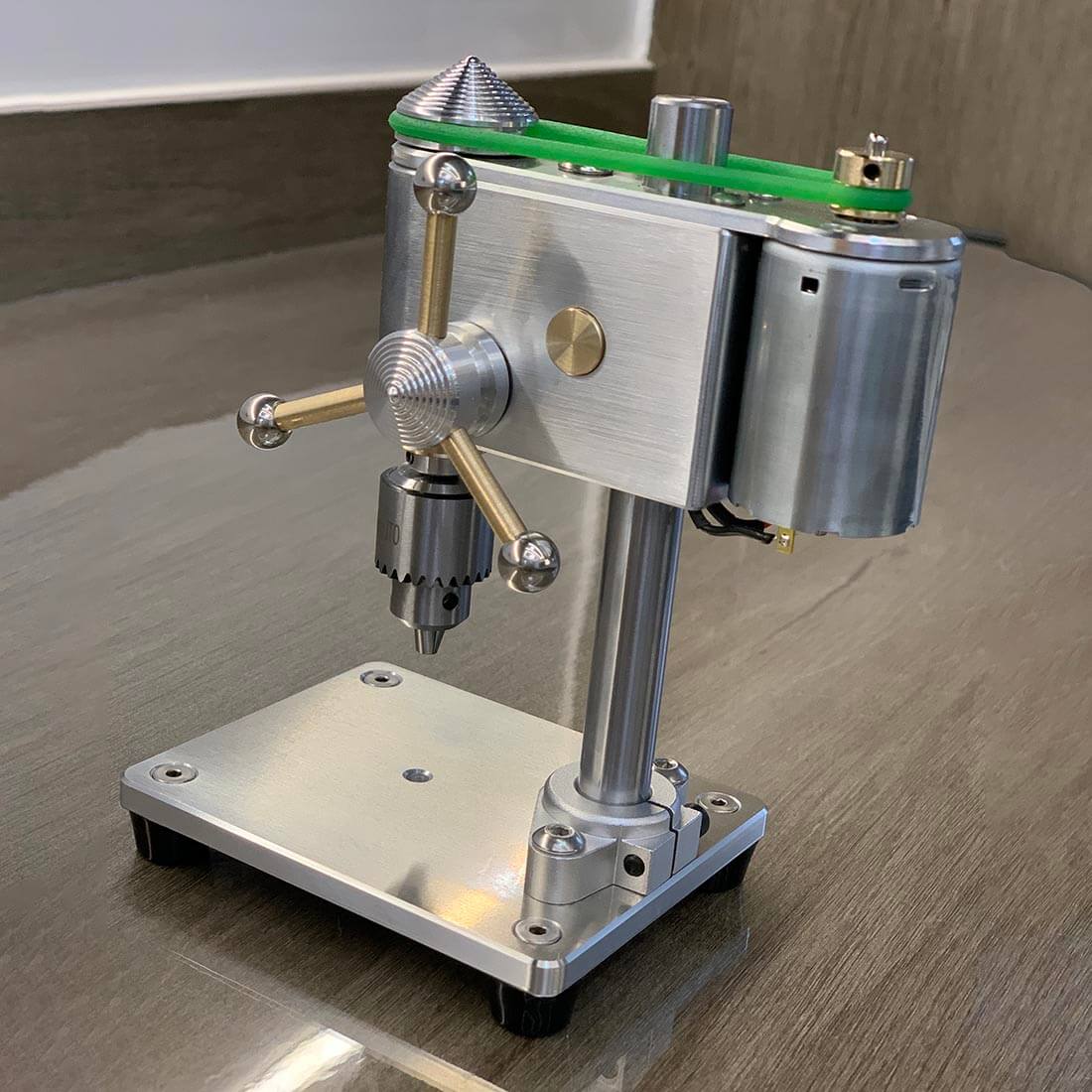 Precision Mini Desktop Electric Bench Drill Machine with Power Supply ...