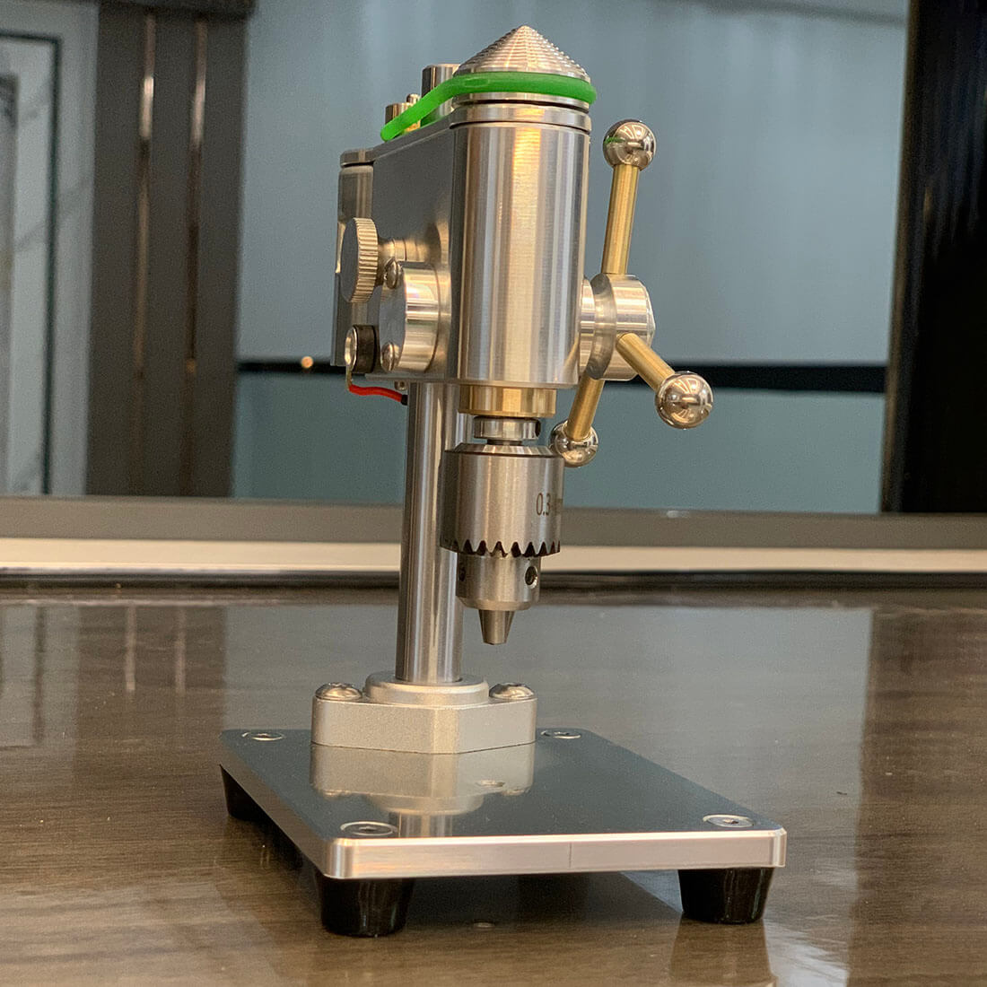 Precision Mini Desktop Electric Bench Drill Machine with Power Supply ...