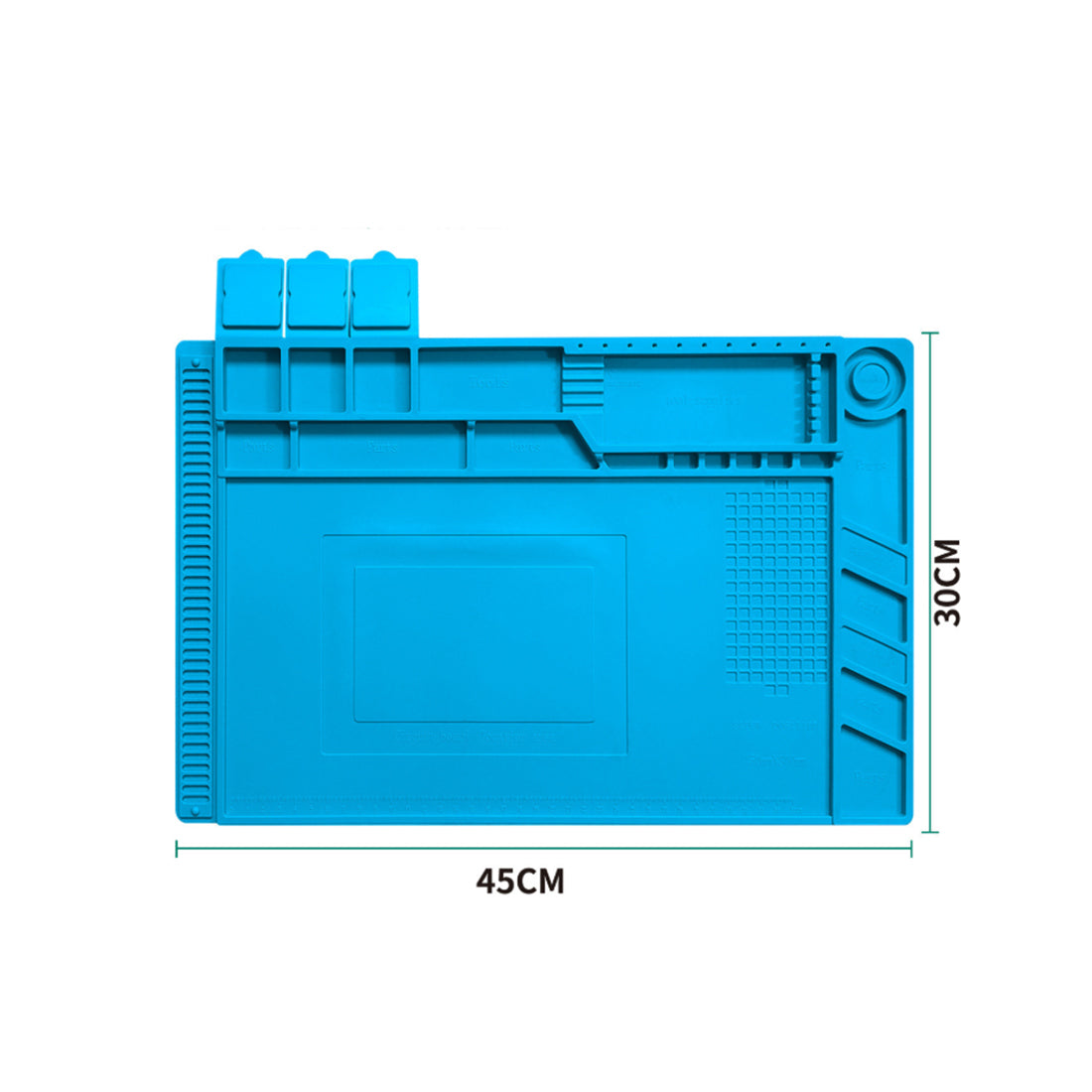 Premium High-Temperature Silicone Work Mat Tool for DIY Engine Model, Circuit Sculpture - stirlingkit