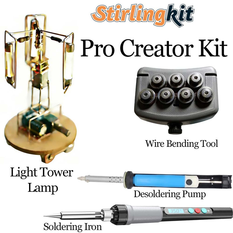 Build Your Own Rotatable Edison LED Light Tower Lamp Circuit Sculpture ...