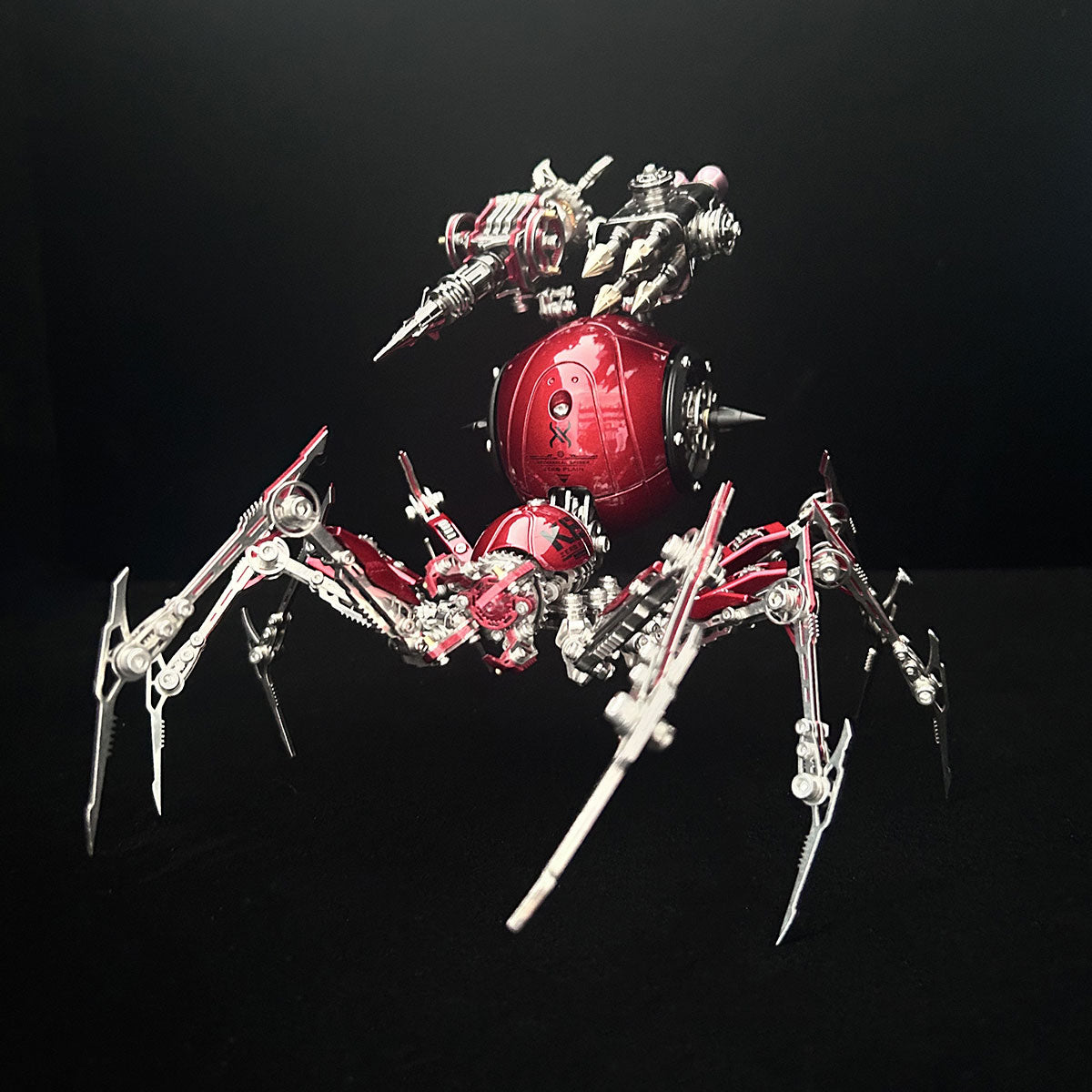 Punk 3D Metal War Spider King Assembly Mechanical Fantasy Model Building Kits - stirlingkit