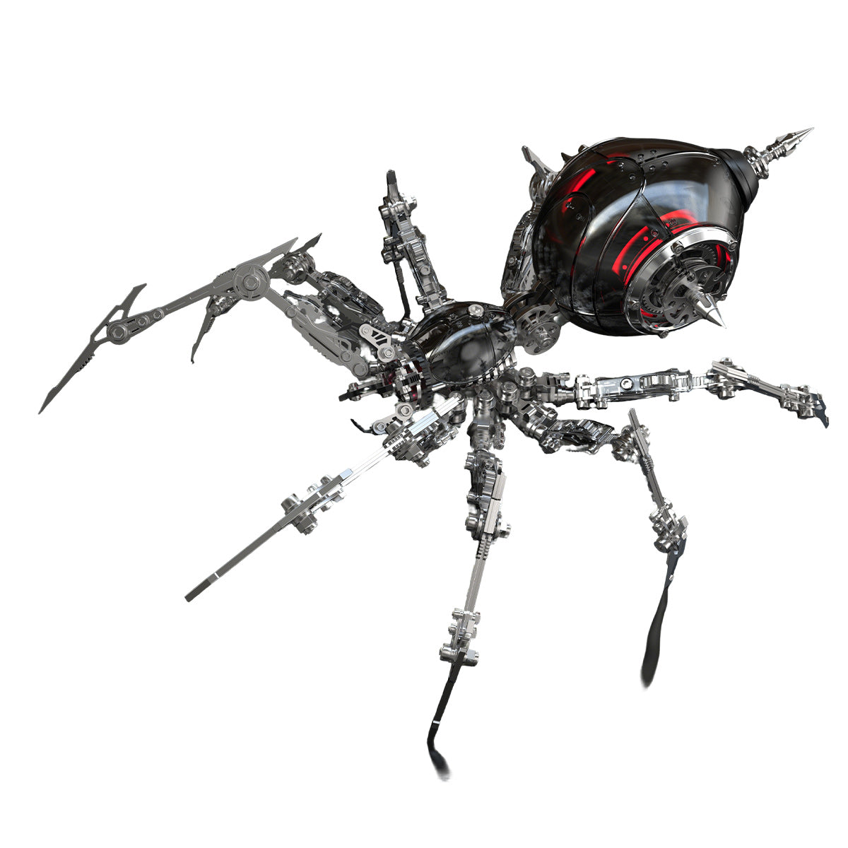 Punk 3D Metal War Spider King Assembly Mechanical Fantasy Model Building Kits - stirlingkit