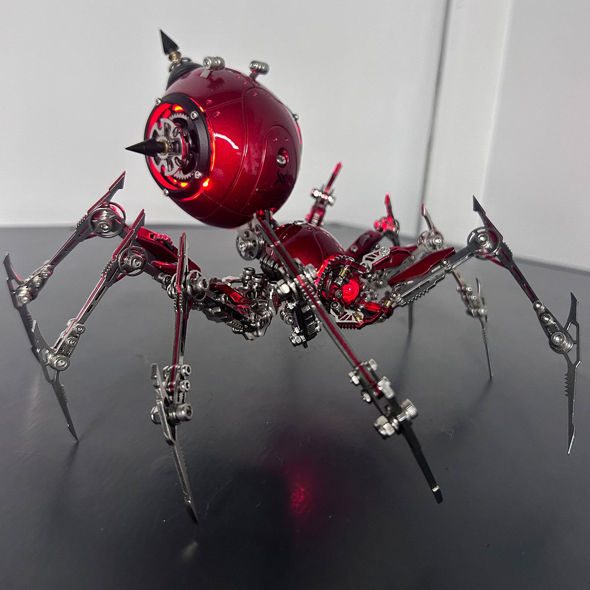 Punk 3D Metal War Spider King Assembly Mechanical Fantasy Model Building Kits - stirlingkit
