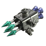 Punk 3D Metal War Spider King Assembly Mechanical Fantasy Model Building Kits